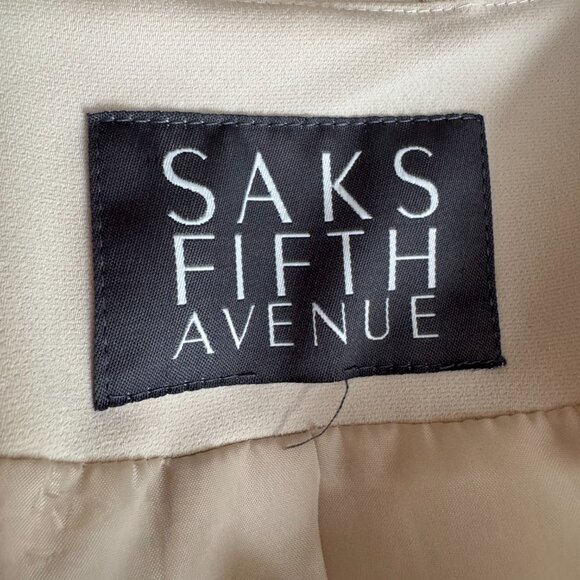 Saks Fifth Avenue Ivory Coat Size 3X - Picture 12 of 12